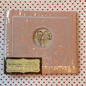 Recollections Pink Star Baby Album